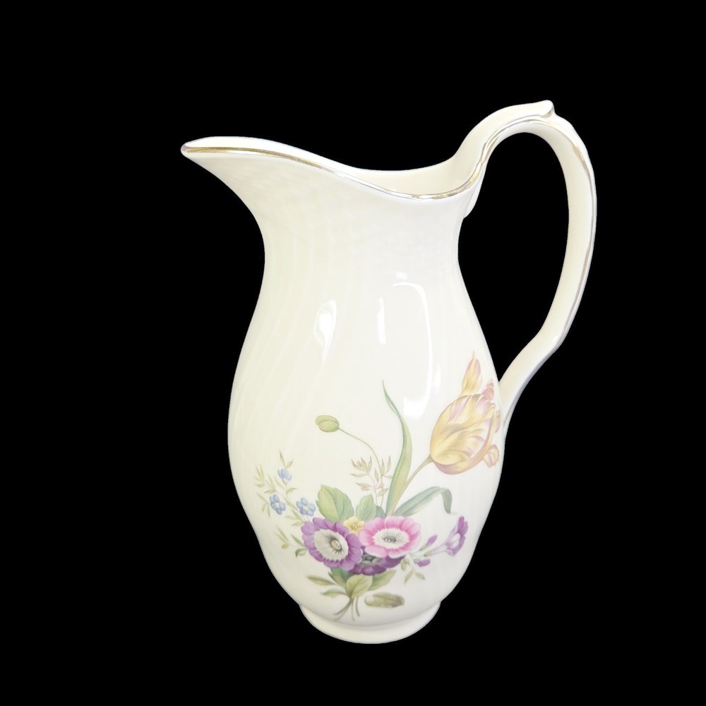 Royal Copenhagen Frijsenborg‎ Milk Water Jug Pitcher Denmark Porcelain Floral